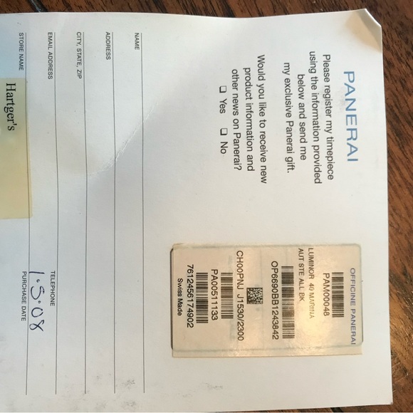 Men’s Panerai Luminor Marina 40mm Watch - Picture 4 of 10